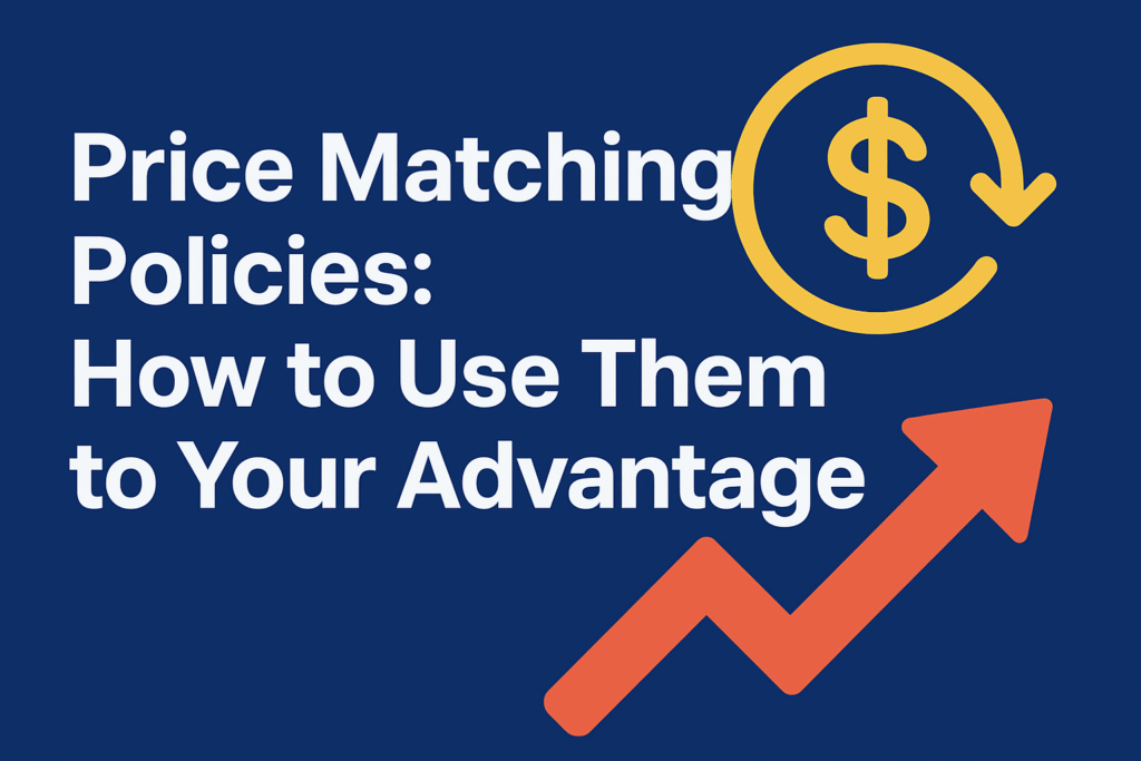 Leverage price matching by comparing stores and asking retailers to honor lower prices.