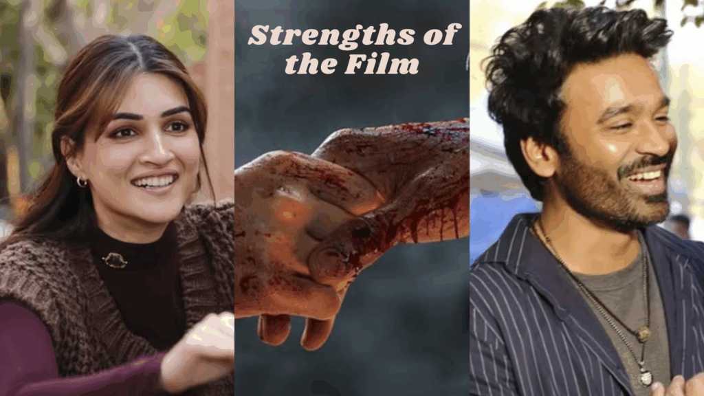 Strong acting and emotional visuals.