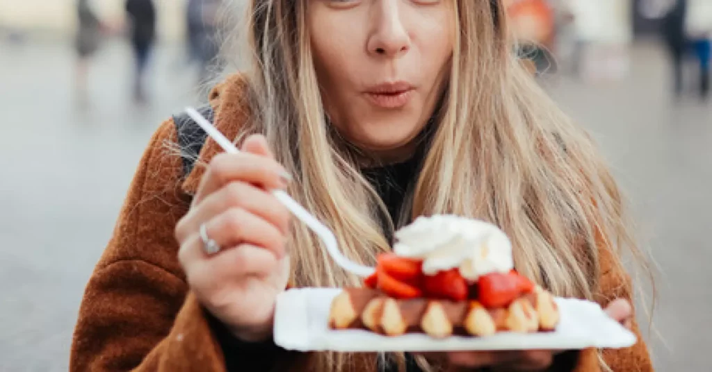 The real problem is the guilt we feel, not the food itself, because stress hurts health more than an indulgent meal