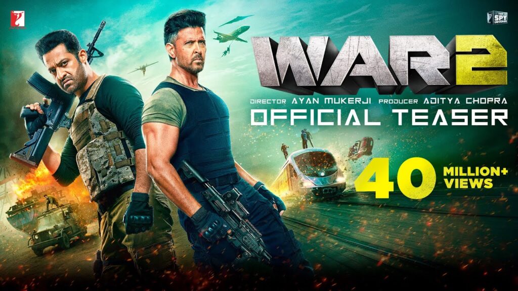 War 2 dominates screens and earns its spot among the Top 10 Highest-Grossing Indian Movies of 2025.