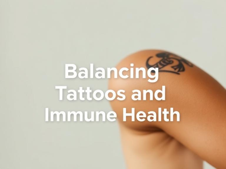 Healthy habits and proper skin care help maintain strong immunity while enjoying tattoos.