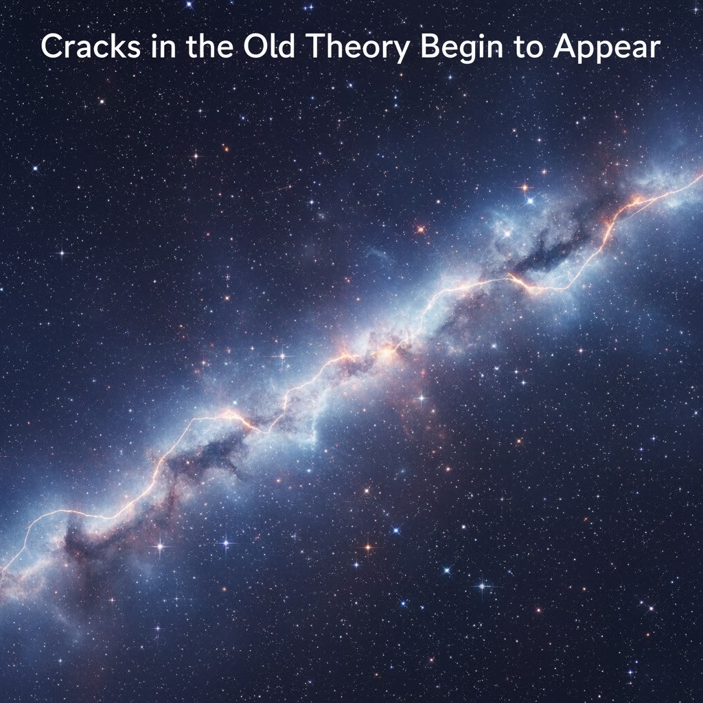 Observations show chemical elements in places unexplained by the old model.