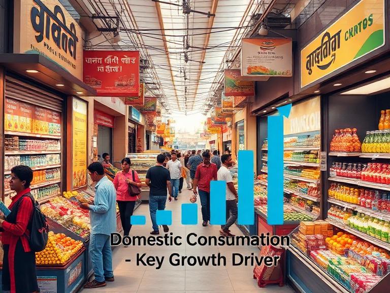 Rising household spending continues to fuel India’s overall economic expansion.