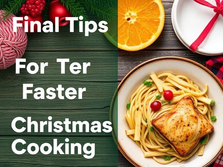 Quick tips to cook Christmas meals faster and easier.