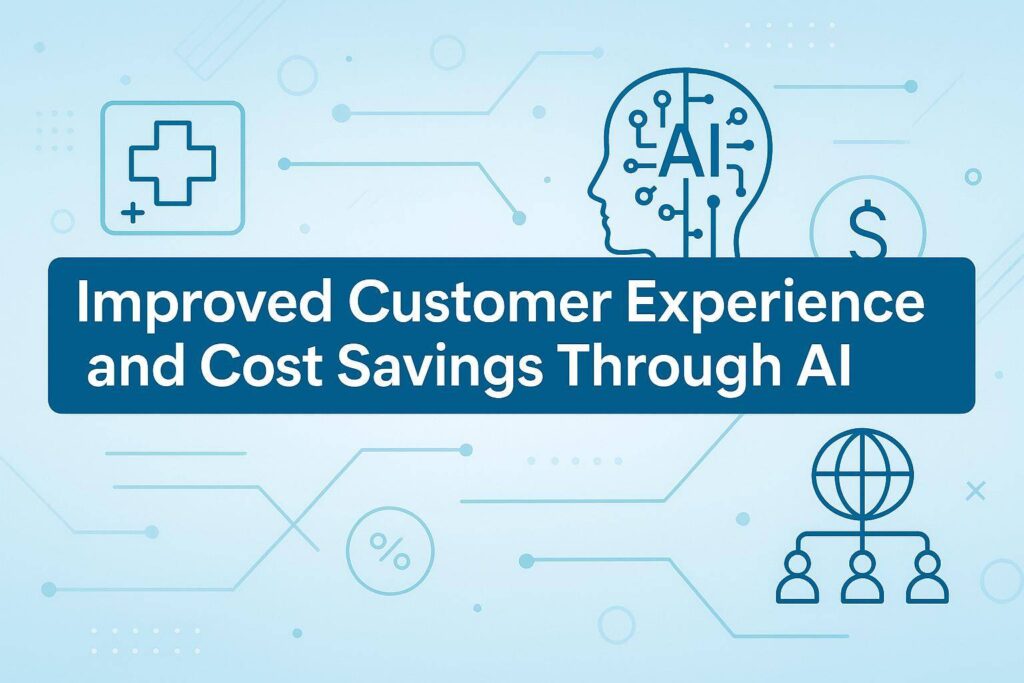 AI helps companies serve customers better while cutting operational costs.