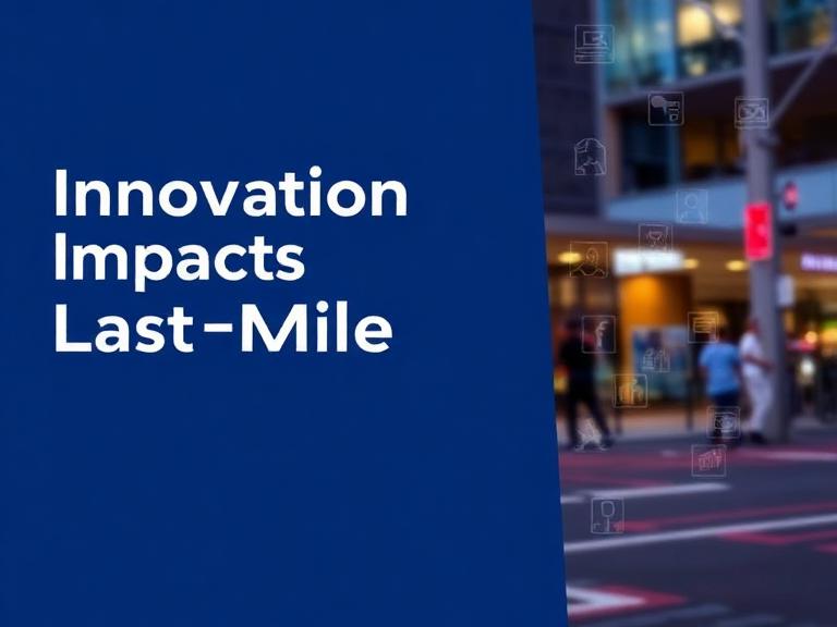 New technologies like drones and automation make deliveries faster and more efficient.