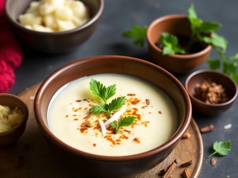 Soft bhallas topped with creamy curd and flavorful chutneys.