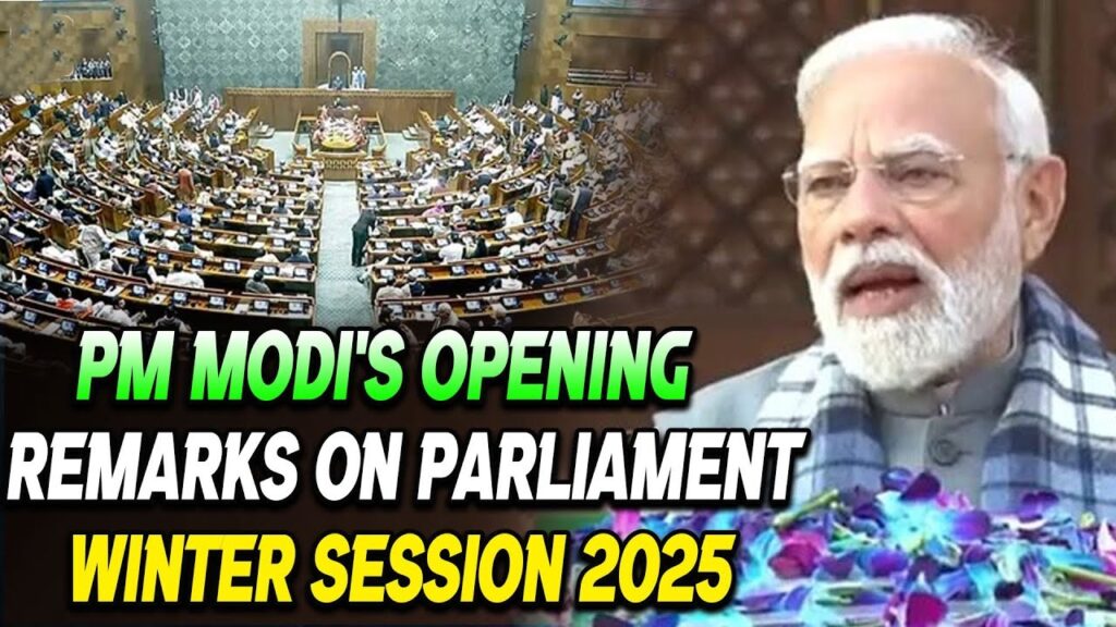 The Winter Session opened amid tension and immediate disruptions.