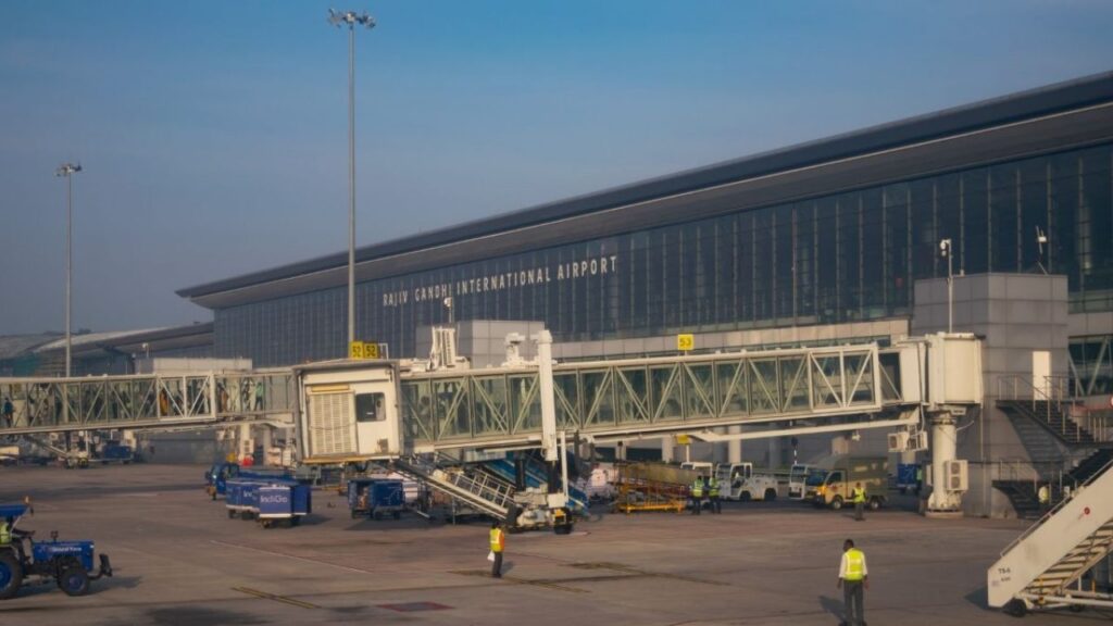 Highlights previous similar threats and emerging patterns involving Hyderabad flights.