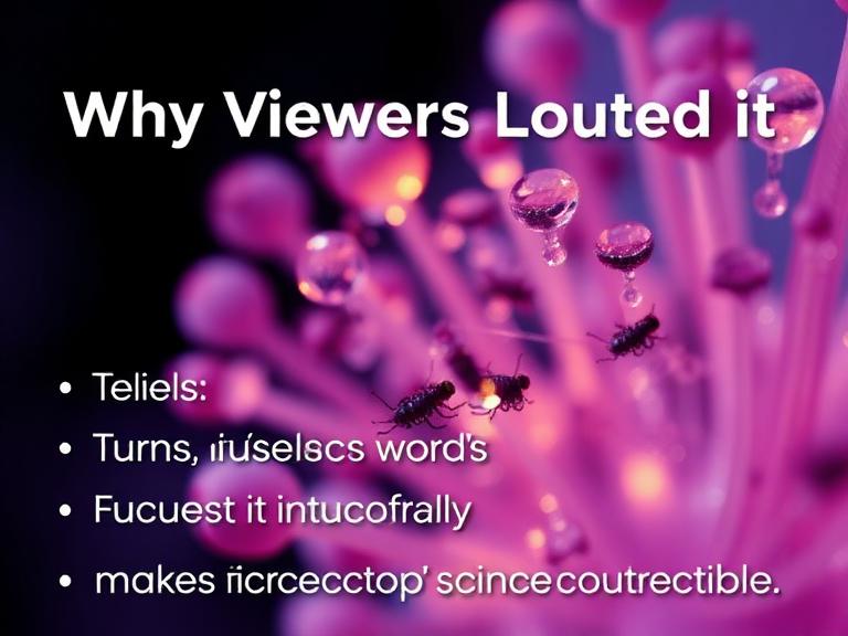 Viewers admired the microscopic view of spider silk for its beauty, detail, and scientific intrigue.