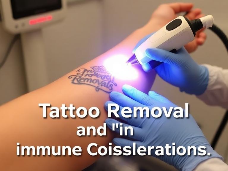 Laser tattoo removal activates the immune system as it clears fragmented ink particles.