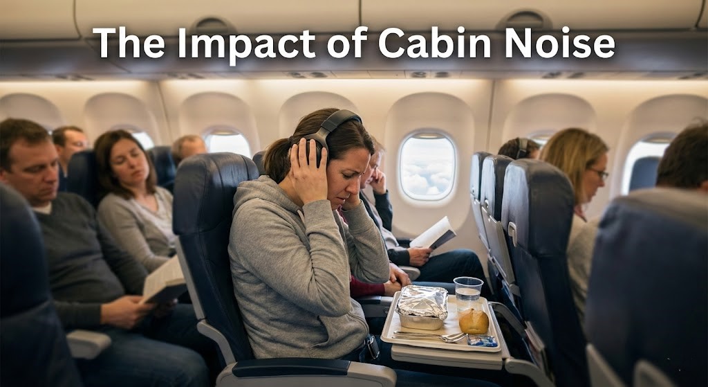 Loud engines reduce perception of sweetness and saltiness.