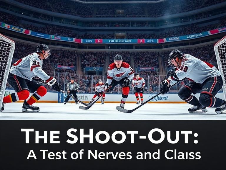 A nerve-wracking shoot-out decides the champion after a tight match.