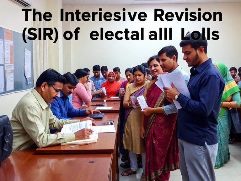 An overview of the Special Intensive Revision (SIR) process to update India’s electoral rolls.