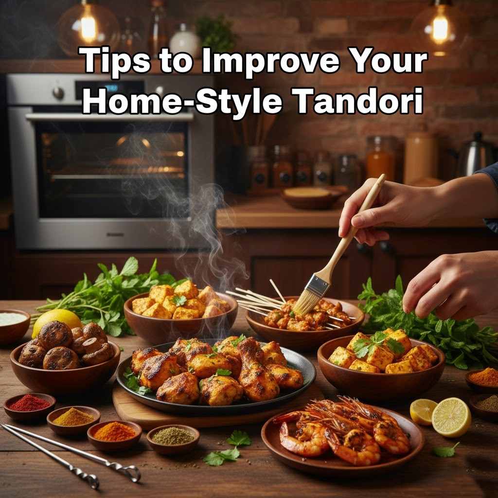 Simple tricks to enhance flavor, smokiness, and presentation of your tandoori dishes.