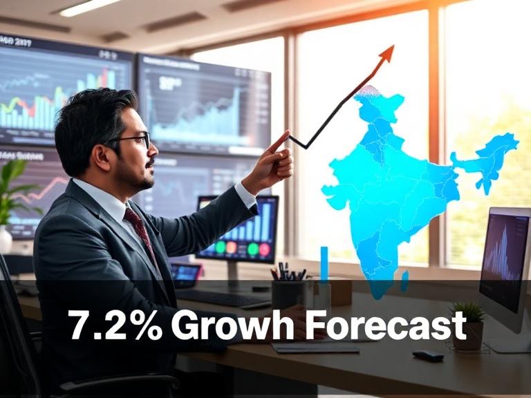 ADB upgrades India’s FY26 growth to 7.2% due to strong economic momentum.