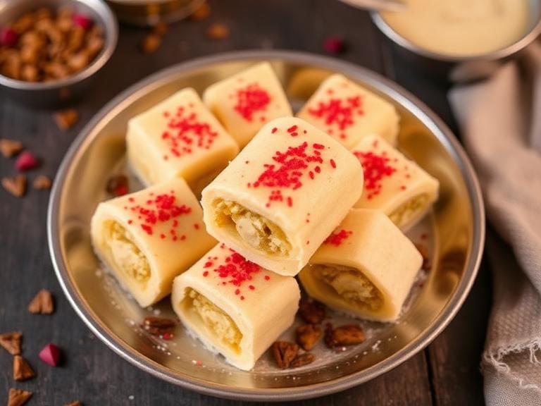 A mix of classic, stuffed, and seasonal kulfis with unique flavors.