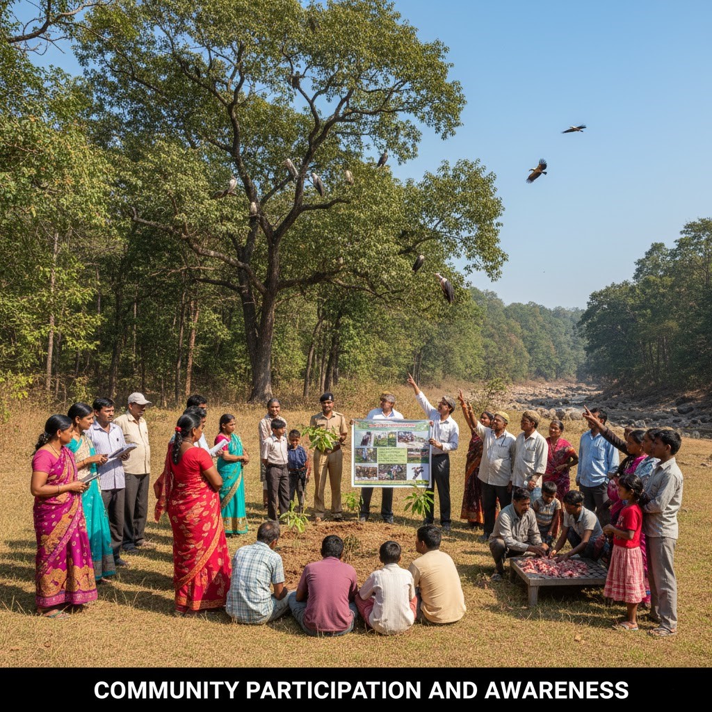 Endangered Indian Vultures Released in Maharashtra Tiger Reserve