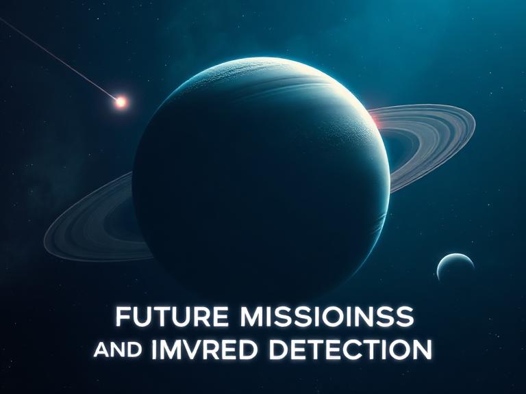 Rogue planet being scanned by futuristic space telescopes.