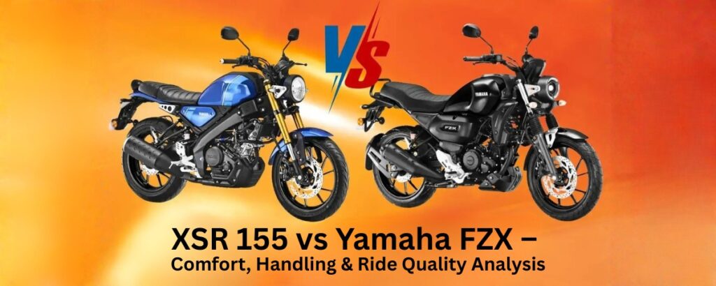 Yamaha XSR 155 handling and ride quality