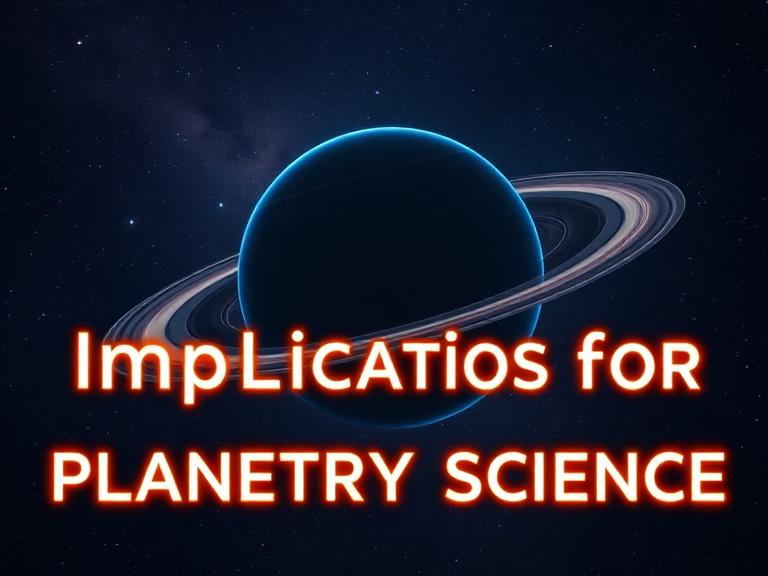 Saturn-like rogue planet with cosmic galaxy backdrop.