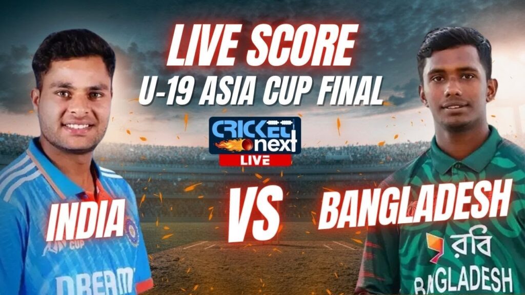 Fans following India U19 vs Bangladesh U19 live score on mobile