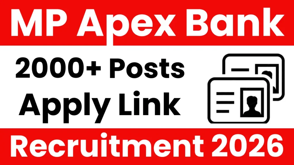 MP Apex Bank Recruitment 2026