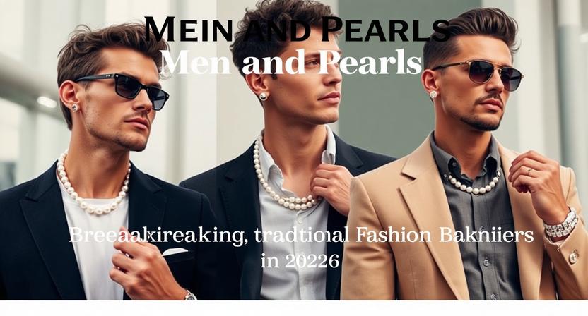 Pearls fashion trend 2026 men style