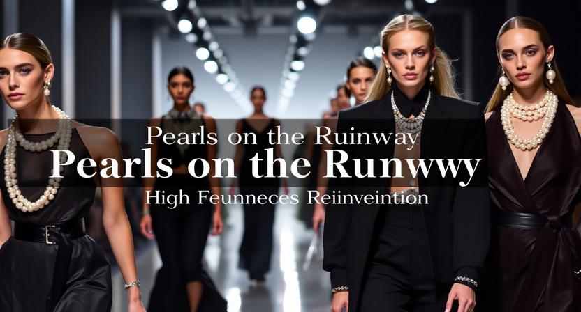 Pearls fashion trend 2026 runway style