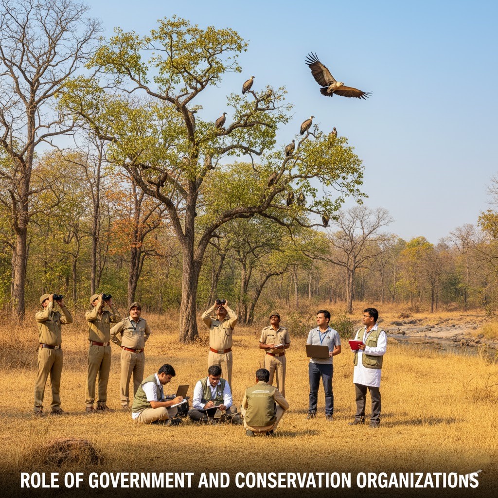 Endangered Indian Vultures Released in Maharashtra Tiger Reserve
