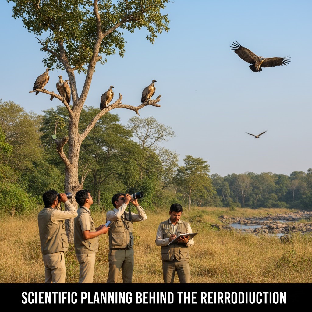 Endangered Indian Vultures Released in Maharashtra Tiger Reserve