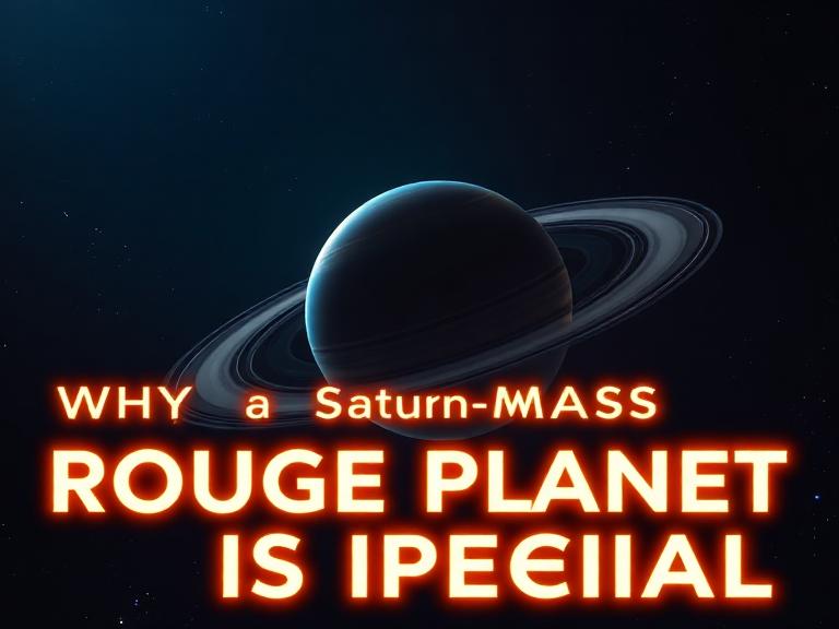 Saturn-Mass Rogue Planet
