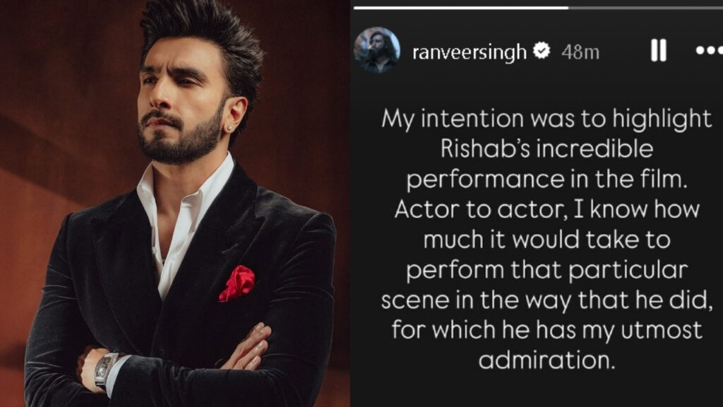 The incident that sparked the Ranveer Singh Kantara FIR controversy during a film festival mimicry performance