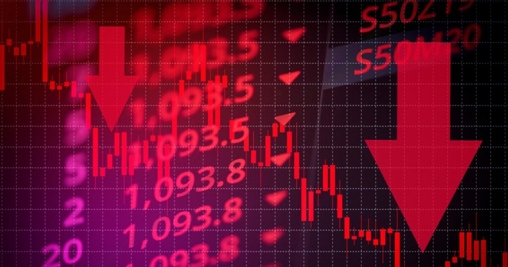 Asian Markets Today showing tech sell-off impacting stock prices across Asia