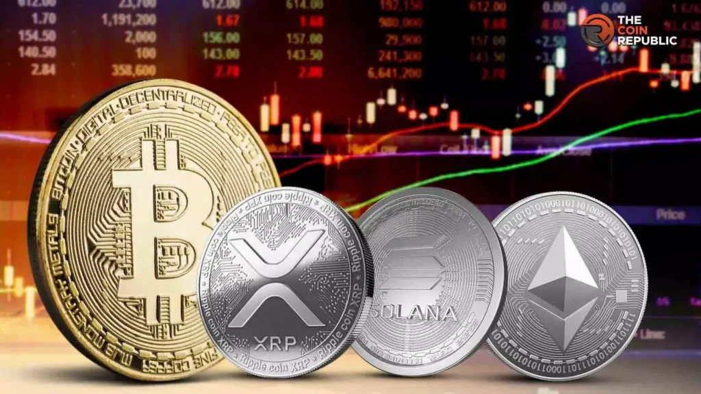 Asian Markets Today showing cryptocurrencies facing major losses amid market volatility