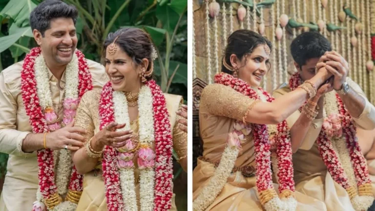 Samyuktha Shan Marries Ex-CSK Player Anirudha Srikkanth.