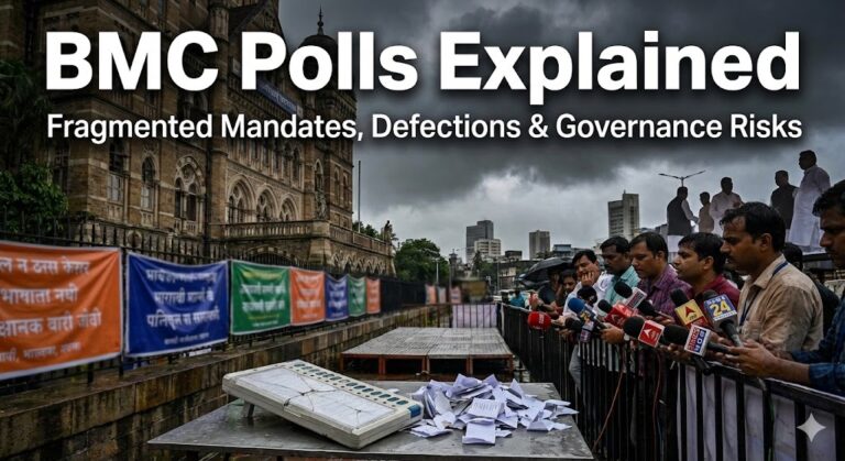 BMC Polls – Fragmented mandates and defections
