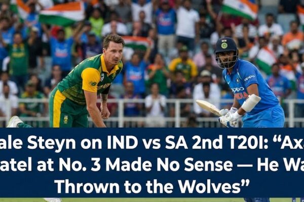 Dale Steyn slammed India’s move to promote Axar Patel to No. 3 in the 2nd T20I against South Africa, calling it risky and poorly timed.