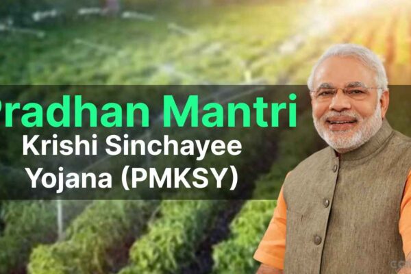 Farmer using drip irrigation under Pradhan Mantri Krishi Sinchayee Yojana 2025 for water-efficient farming