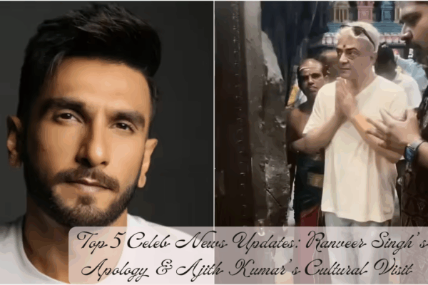 Ranveer Singh apologizes after backlash, while Ajith Kumar earns praise for his respectful temple visit.