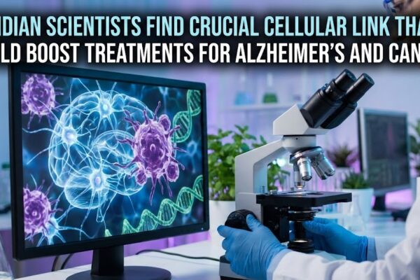 Indian researchers discover a key cellular mechanism with potential for Alzheimer’s and cancer therapies.