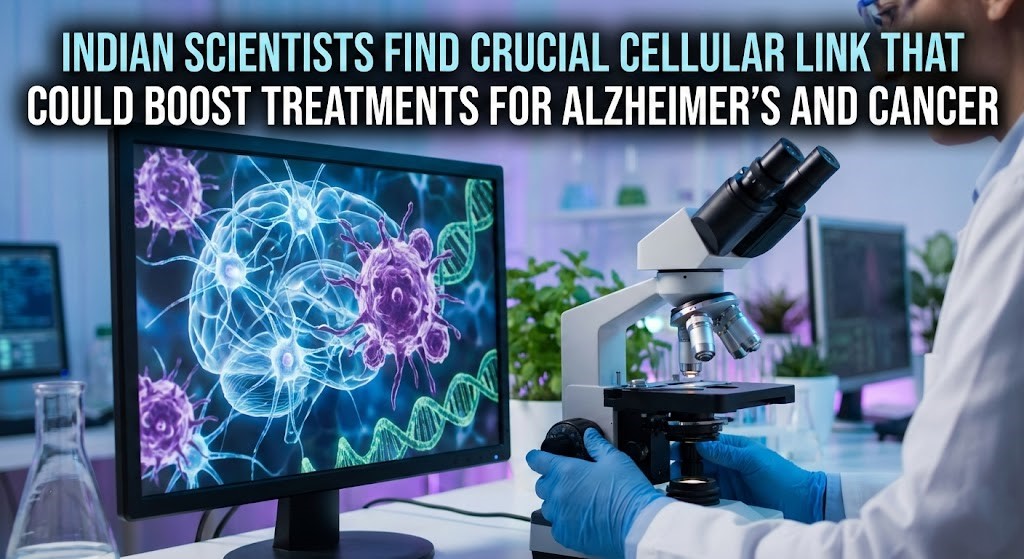 Indian researchers discover a key cellular mechanism with potential for Alzheimer’s and cancer therapies.