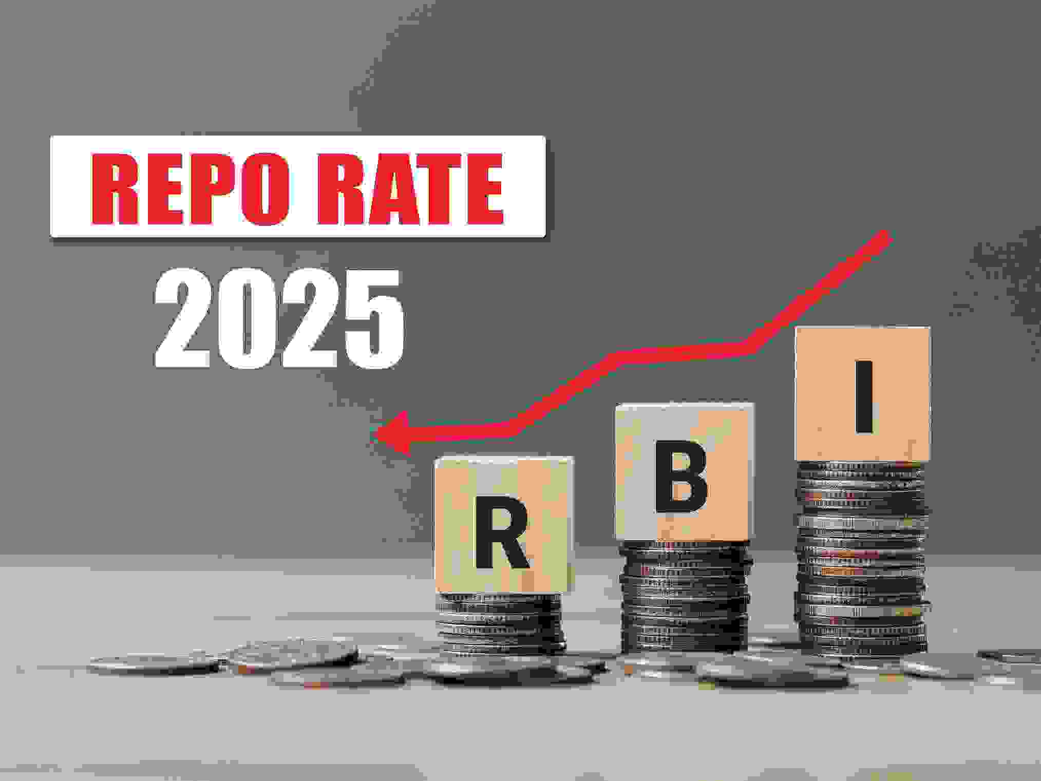Illustration showing the RBI repo rate cut to 5.25% and its impact on borrowers, savers, and the overall Indian economy, including loans, savings, and economic growth.