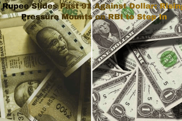 The rupee slipping past ₹91 per dollar heightens market pressure, prompting expectations of decisive RBI intervention to stabilize the currency.
