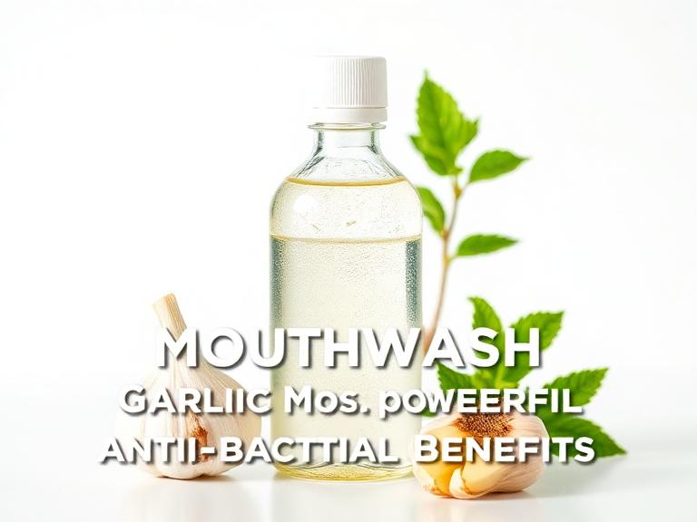 Research shows garlic mouthwash effectively kills harmful bacteria and supports oral hygiene.