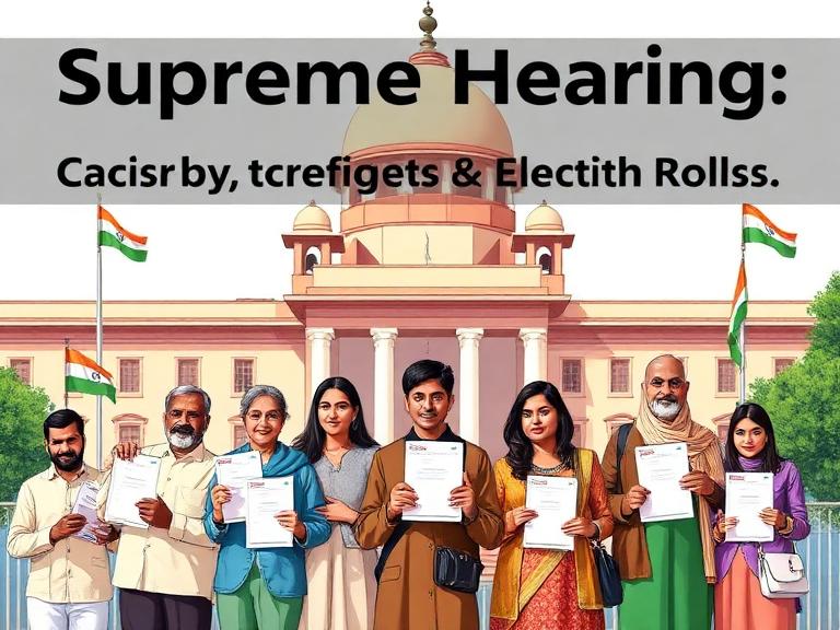 Supreme Court rules CAA-protected refugees can be included in electoral rolls only after citizenship verification.