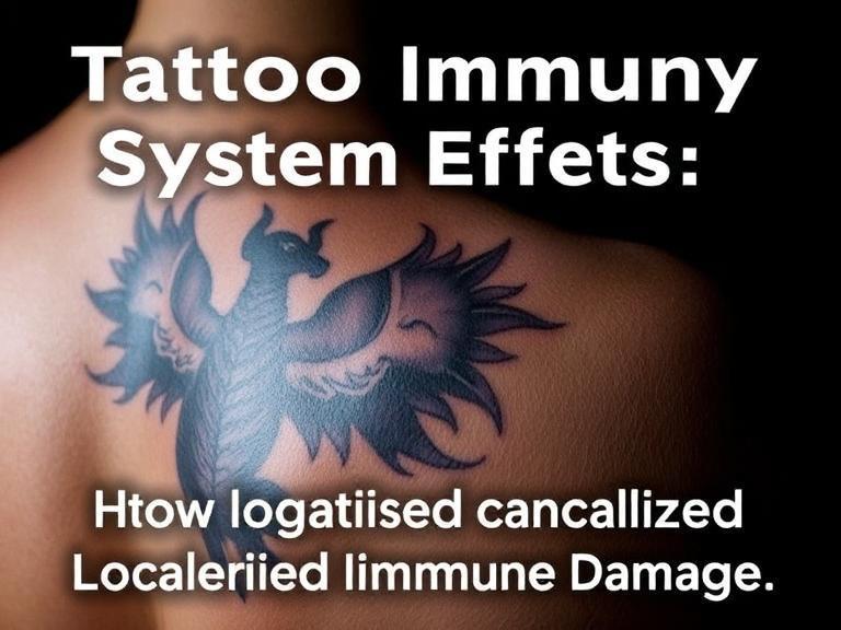 Explore how tattooing affects skin immunity, causing localized immune damage and inflammation.