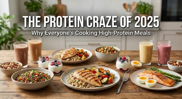 The Protein Craze of 2025: Why Everyone’s Cooking High‑Protein Meals