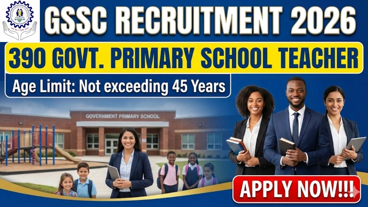 Goa SSC Recruitment 2026: Online Applications Open for Primary School Teacher Vacancies