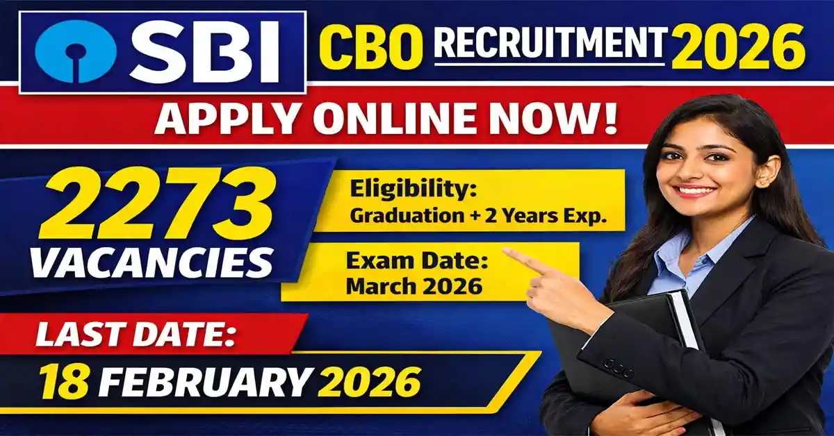 SBI CBO Recruitment 2026